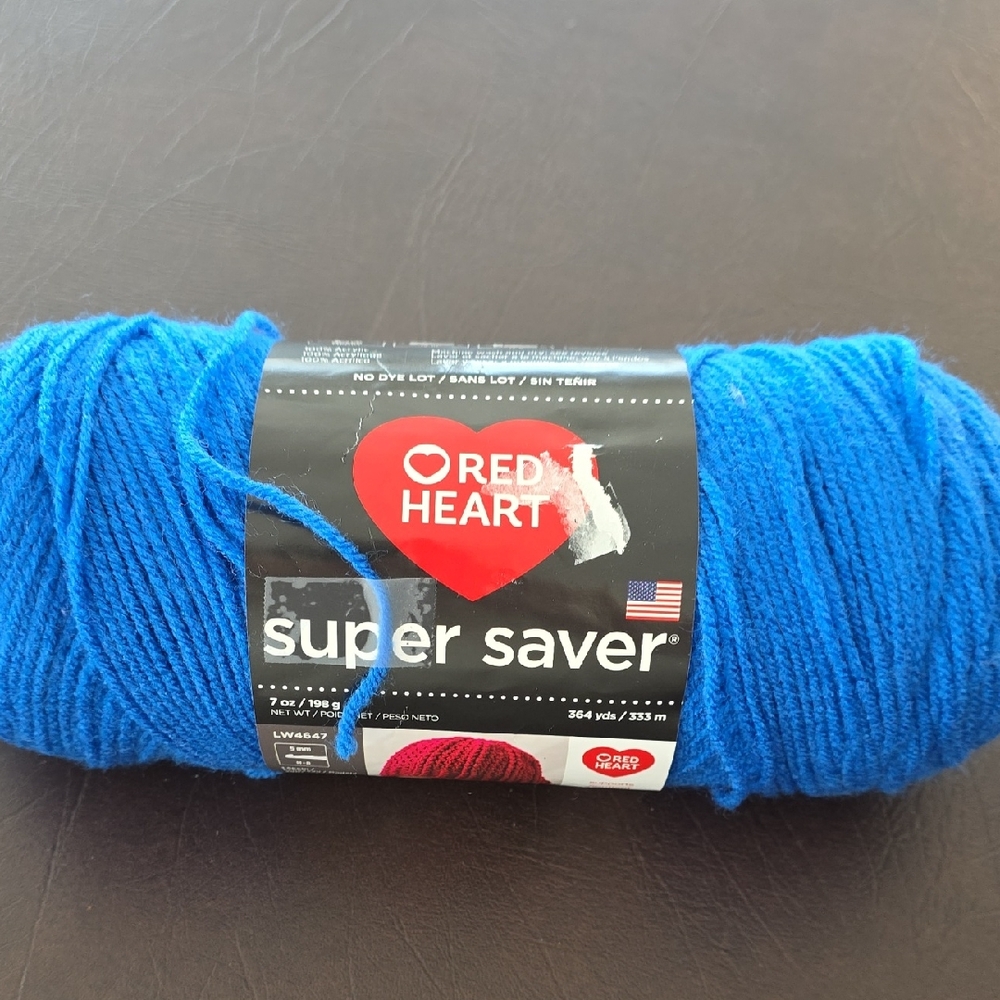 Red Heart Super Saver Yarn - Blue